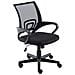 Sedia Ufficio Genius in Rete Traspirante I Sedia Pc Ergonomica Girevole Regolabile I Sedia Studio Imbottita con Braccioli e Ruote I Carico Max 120 kg Nero - Foto miniatura 2