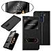 Custodia Compatibile Con Lg K8 2016 In Nero Cometa - Coperchio Protettivo Con Chiusura Magnetica, Funzione Stand E 2 Finestre Di Visualizzazione - Foto miniatura 6