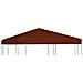 Copertura Superiore Gazebo 310g / m² 3x3 M Terracotta - Foto miniatura 1