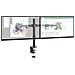 Supporto Da Scrivania Per 2 Monitor 13-32'' A Morsetto - Foto miniatura 3