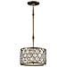 Pendente Cilindrico 1 Luce Soffitto Argento Lucido, E27 - Foto miniatura 5