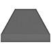 Scaffali A Parete 2 Pz Grigio Lucido 90x23,5x3,8 Cm In Mdf - Foto miniatura 6