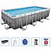 Power Steel Set Piscina Rettangolare 488x244x122 cm - Foto miniatura 1