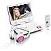 Lettore DVD Portatile DVP-910 PINK Convertibile 9" Rosa  - Foto miniatura 1