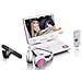 Lettore DVD Portatile DVP-910 PINK Convertibile 9" Rosa  - Foto miniatura 5