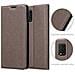 Custodia Compatibile Con Xiaomi Mi 10 Lite In Bruno Caffè - Coperchio Protettiva Con Chiusura Magnetica, Funzione Stand E Tasca Per Le Carte - Foto miniatura 6
