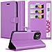 Cadorabo Custodia Compatibile Con Apple Iphone 12 (6,7"" Zoll) In Violetta Ametista - Coperchio Protettiva Con Chiusura Magnetica, Funzione Stand E Tasca Per Le Carte - Foto miniatura 1
