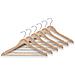 Gruccia In Legno Per Cappotti E Vestiti, 6 Pezzi In Colore Naturale, Zeller - Foto miniatura 1