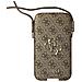 Pochette Smartphone 6,1 Pollici Effetto Pelle Tracolla Guess 4g Marrone - Foto miniatura 3
