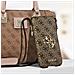 Pochette Smartphone 6,1 Pollici Effetto Pelle Tracolla Guess 4g Marrone - Foto miniatura 5