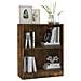Libreria Rovere Fumo 60x24x74,5 Cm In Legno Multistrato - Foto miniatura 3