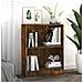 Libreria Rovere Fumo 60x24x74,5 Cm In Legno Multistrato - Foto miniatura 1