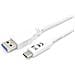 128363 cavo USB 1 m USB 3.2 Gen 1 (3.1 Gen 1) USB A USB C Bianco - Foto miniatura 8