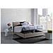 Letto Matrimoniale Azue, Letto Contenitore Con Rivestimento In Tessuto, 100% Made In Italy, Apertura Frontale, Adatto Per Materasso Cm 140x190, Tortora - Foto miniatura 3