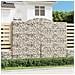 Cesti Gabbioni Ad Arco 4 Pz 300x50x220/240 Cm Ferro Zincato - Foto miniatura 1