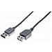 Hypertec 532414-hy Cavo Usb 3 M Usb 2.0 Usb A Grigio - Foto miniatura 1