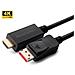 Microconnect Mc-dp-hdmi-2004k Cavo E Adattatore Video 2 M Displayport Nero (4k Displayport 1.4 To Hdmi - 2.0 Cable Suppo - Foto miniatura 1