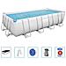 Set Piscina Power Steel Rettangolare 488x244x122 Cm - Foto miniatura 1