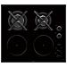 SPI9602BM piano cottura Nero Da incasso 60 cm Combi 4 Fornello (i) - Foto miniatura 1