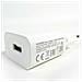 Caricabatterie Originale Da Casa Con Cavo Type C Mdy-08-ei 18w Rapido White Bulk - Foto miniatura 4