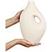 Vaso Da Fiori Komotini Ceramica 32 Cm Bianco Sporco - Foto miniatura 3