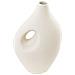 Vaso Da Fiori Komotini Ceramica 32 Cm Bianco Sporco - Foto miniatura 6