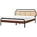 Letto Rattan Boussicourt 160 X 200 Cm Marrone Scuro - Foto miniatura 5