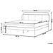 Letto Rattan Boussicourt 160 X 200 Cm Marrone Scuro - Foto miniatura 9