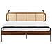 Letto Rattan Boussicourt 160 X 200 Cm Marrone Scuro - Foto miniatura 14
