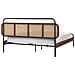 Letto Rattan Boussicourt 160 X 200 Cm Marrone Scuro - Foto miniatura 15
