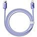 Cavo Di Ricarica E Sincronizzazione Da Lightning A Usb-c 20w Crystal Shine Da 1,2 M, Lavanda - Foto miniatura 1