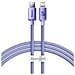 Cavo Di Ricarica E Sincronizzazione Da Lightning A Usb-c 20w Crystal Shine Da 1,2 M, Lavanda - Foto miniatura 2