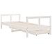 Giroletto Bambini con Cassetti Bianco 80x200cm Massello di Pino - Foto miniatura 3