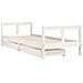 Giroletto Bambini con Cassetti Bianco 80x200cm Massello di Pino - Foto miniatura 6