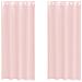 Tende In Voile Con Occhielli 2 Pz Rosa Chiaro 140x225 Cm - Foto miniatura 2