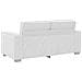 Divanetto vitaXL Bianco da 140 cm in Pelle Sintetica - Foto miniatura 4