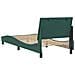 Giroletto senza Materasso Verde Scuro 90x200 cm in Velluto - Foto miniatura 7