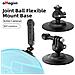 Base Universale Con Testa Sferica Flessibile A Tre Griffe Per Action Cam Dji /gopro /insta360 - Foto miniatura 4