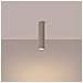 Lampada Da Soffitto Karbon 30 Taupe Sl. 1778 - Minimalist Lampada A Soffitto Talpa 30x6.5x6.5 Cm - Foto miniatura 4