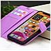 Custodia A Portafoglio Per Iphone 11 Con Supporto E Linguetta Magnetica, Viola - Foto miniatura 5