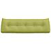 Cuscino per Schiena Verde chiaro 160 x 24 x 50 cm Tessuto - Foto miniatura 6