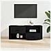 Mobile TV Rovere Nero 100 x 35 x 40 cm Legno multistrato - Foto miniatura 4