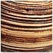 Set Vassoio E 3 Portacandele In Legno Di Bambù Marrone 33x13x3h Cm - Foto miniatura 7