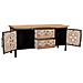 Credenza In Legno Marrone 120x35x54h - Foto miniatura 3