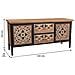 Credenza In Legno Marrone 120x35x54h - Foto miniatura 8