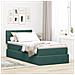 Letto con Contenitore Verde Scuro 100 x 200 cm Velluto - Foto miniatura 2