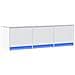 Mobile TV con led Bianco 140 x 34 x 40 cm Legno multistrato - Foto miniatura 1