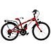 Bici Misura 20 Bambino Mountain Bike Bicicletta Mtb Bimbo Stark 6v Sr20cc Con Cambio Completa Di Accessori E Luci Led - 27 Rosso Bianco Nero - Foto miniatura 1