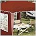 Tenda per feste a pop-up 288 x 288 x 245 cm Terracotta - Foto miniatura 4