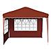 Tenda per feste a pop-up 288 x 288 x 245 cm Terracotta - Foto miniatura 6